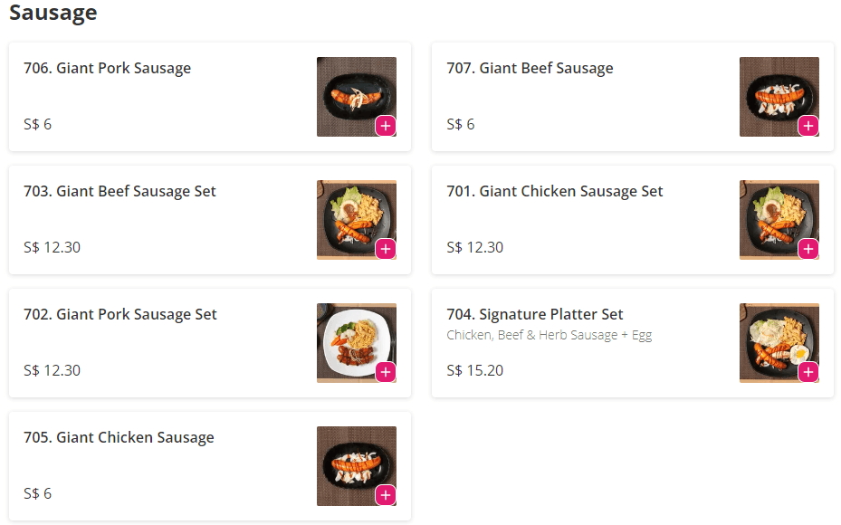 5 Grill Kitchen Sausage