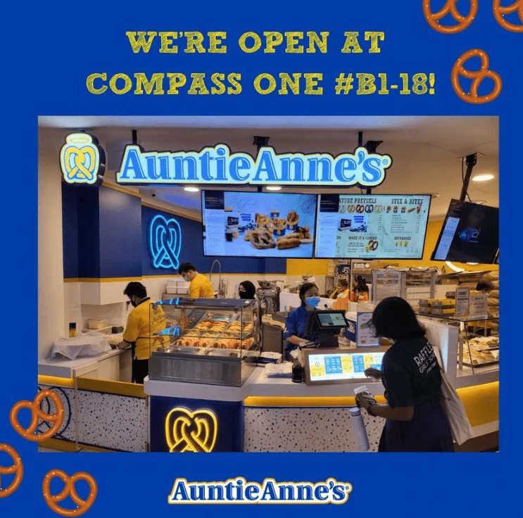 Auntie Anne’s Singapore Menu Updated Price List