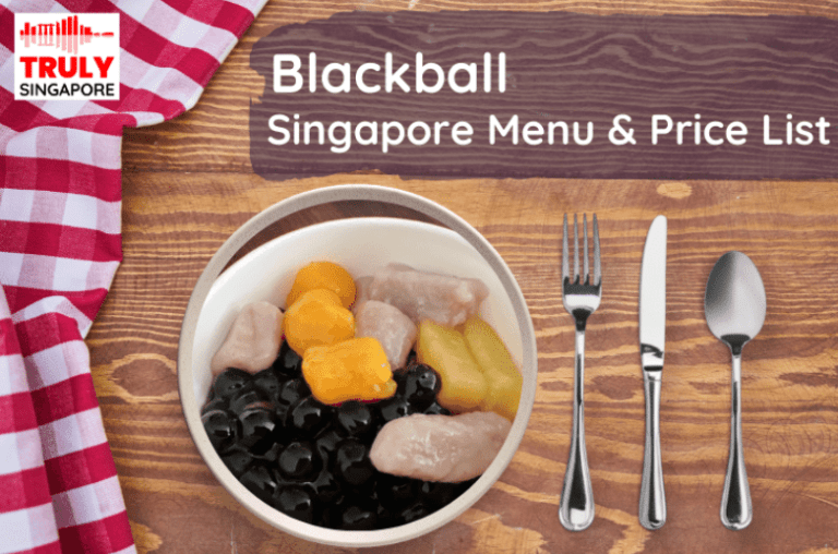 Blackball Menu Singapore & Latest Price 2024