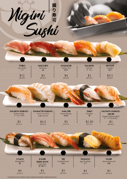 Edo Ichi Japanese Cuisine Nigiri Sushi