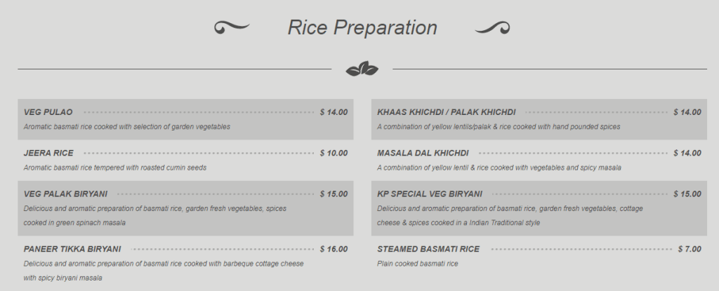 Kailash Parbat Rice Preparation