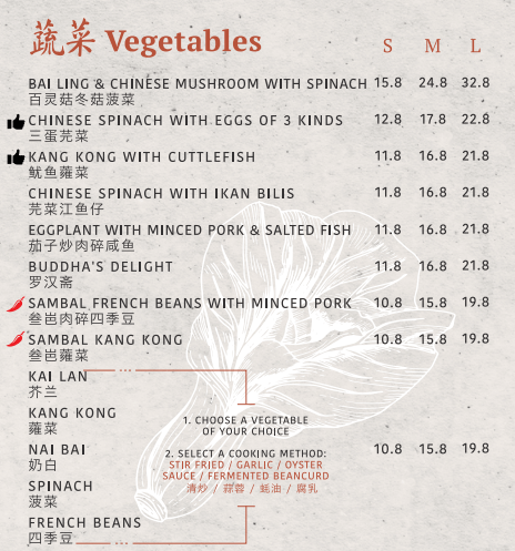 Keng Eng Kee Seafood Vegetables