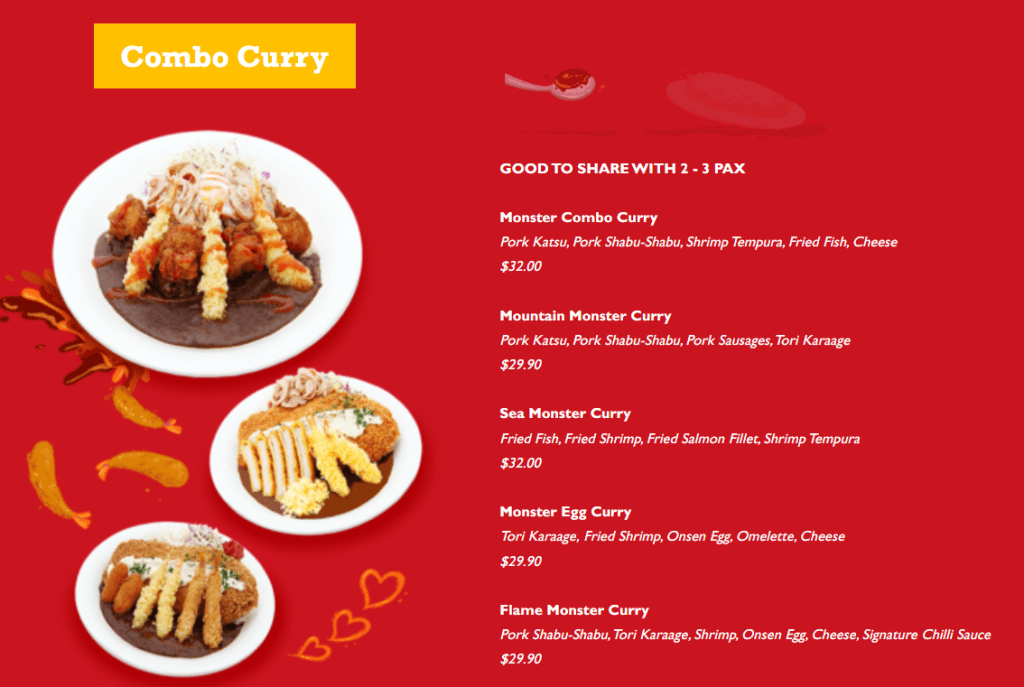Monster Curry Combo Curry