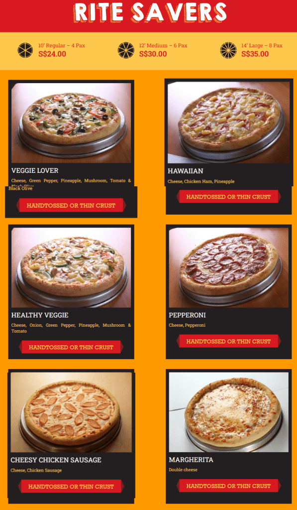 Rite Pizza Combo Sets
