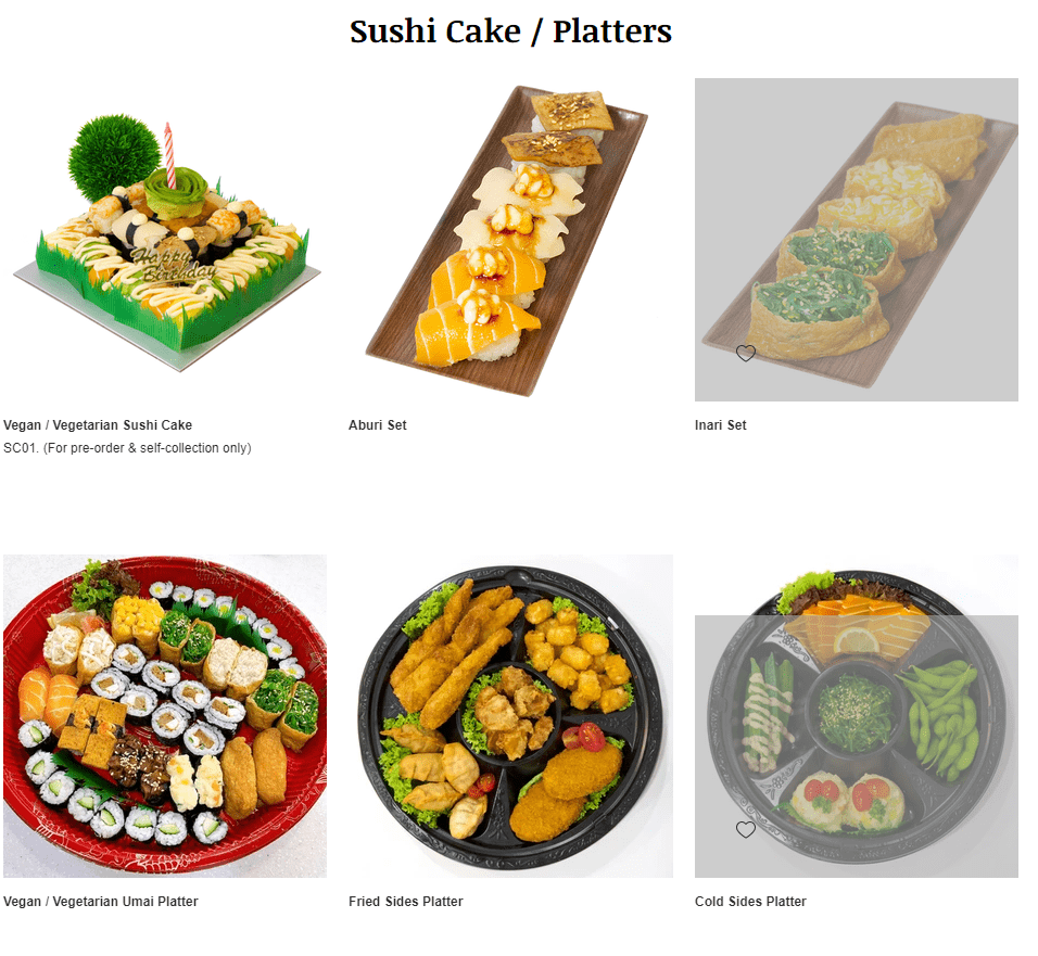 Saute Sushi Platters