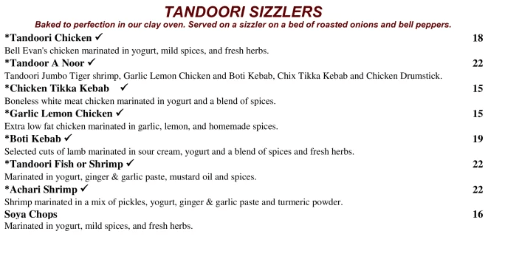 Soul Of India Tandoori