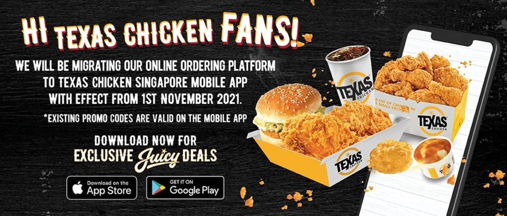 Texas Chicken Singapore Menu 2023