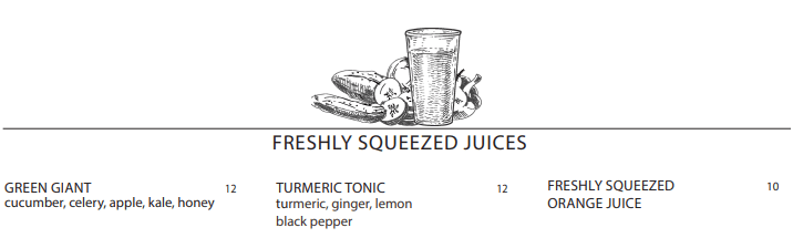 Yardbird Freshly Squeezed Juices