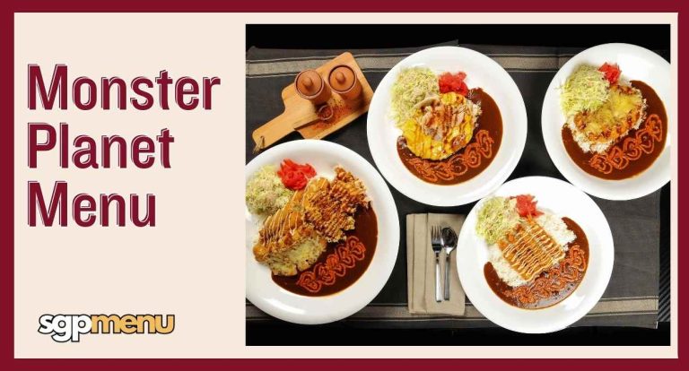 Monster Planet Menu Singapore 😋 | Grilled Japanese Curry
