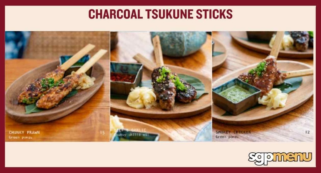 Jypsy Menu Singapore - Charcoal Tsukune Sticks