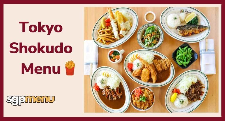 Tokyo Shokudo Menu Singapore 🍜🥟🍤 | Order Online!