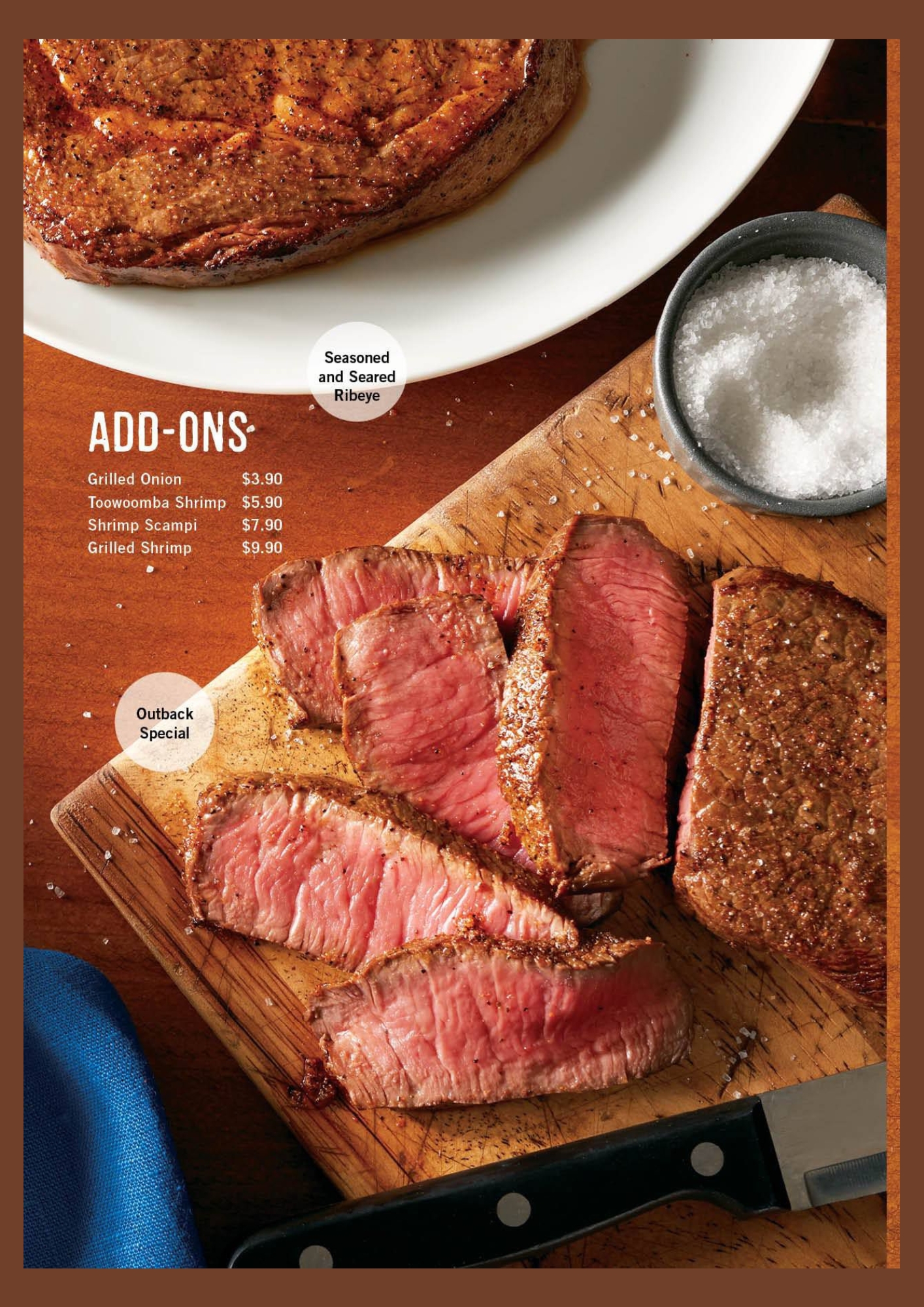 Outback Steakhouse Add ons Price