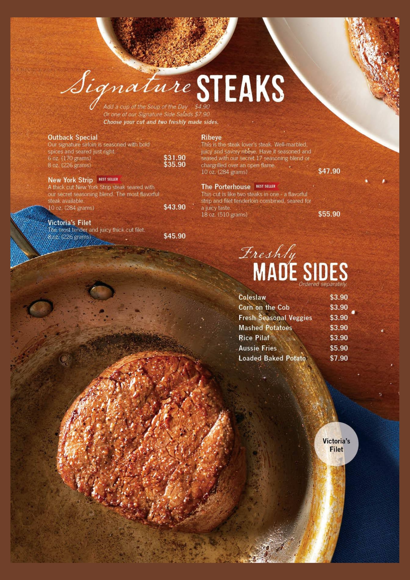 Outback Steakhouse Steaks
