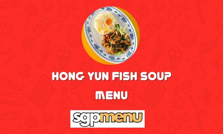 Shi Kou Seafood Menu Singapore Updated 2024