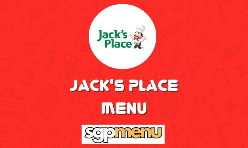 Jack's Place Menu