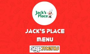 Jack's Place Menu
