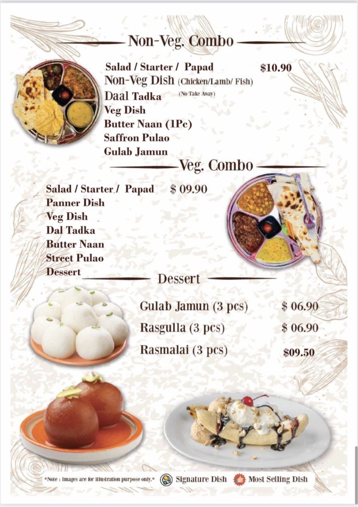 Royal Biryani Price Singapore - Desserts