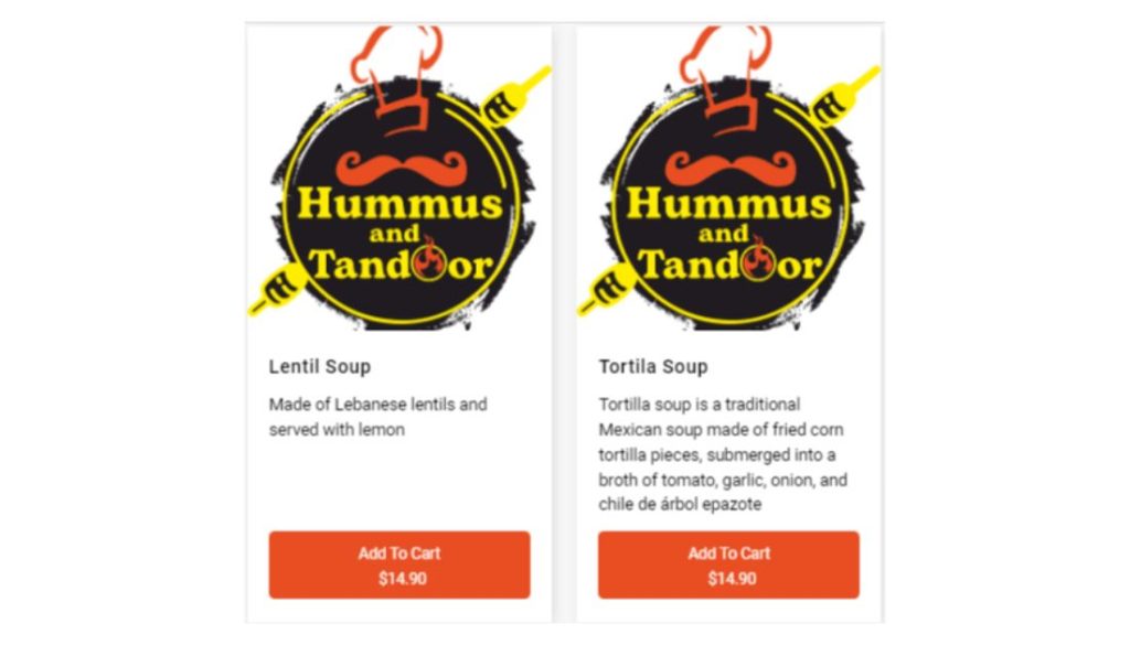 Hummus & Tandoor - Soup