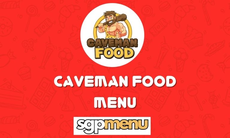 Caveman Food Menu Singapore Updated Prices 2024