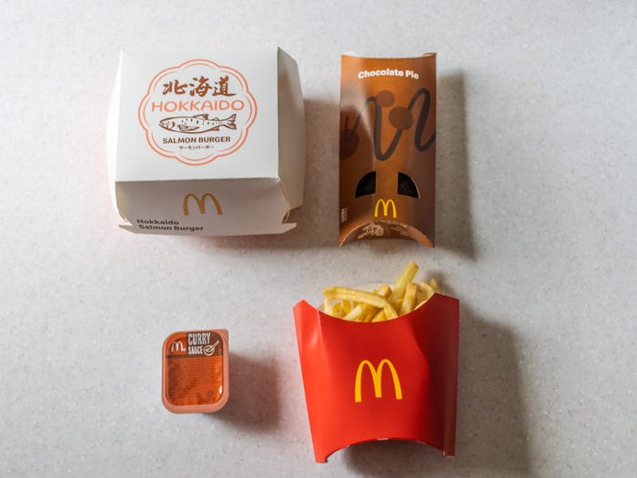 McDonald’s menu