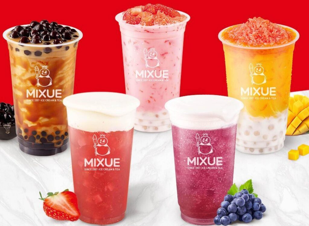 Mixue Menu