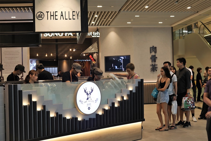 the alley Menu singapore