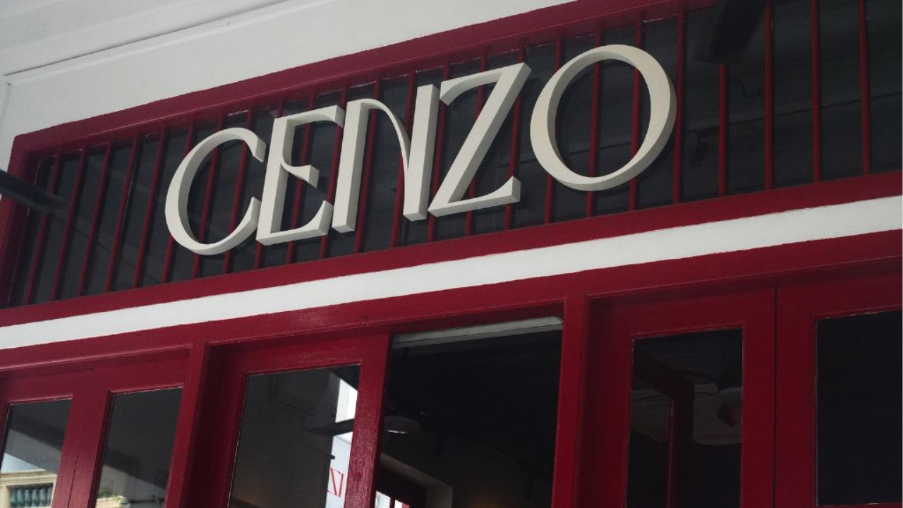 Cenzo Menu Singapore