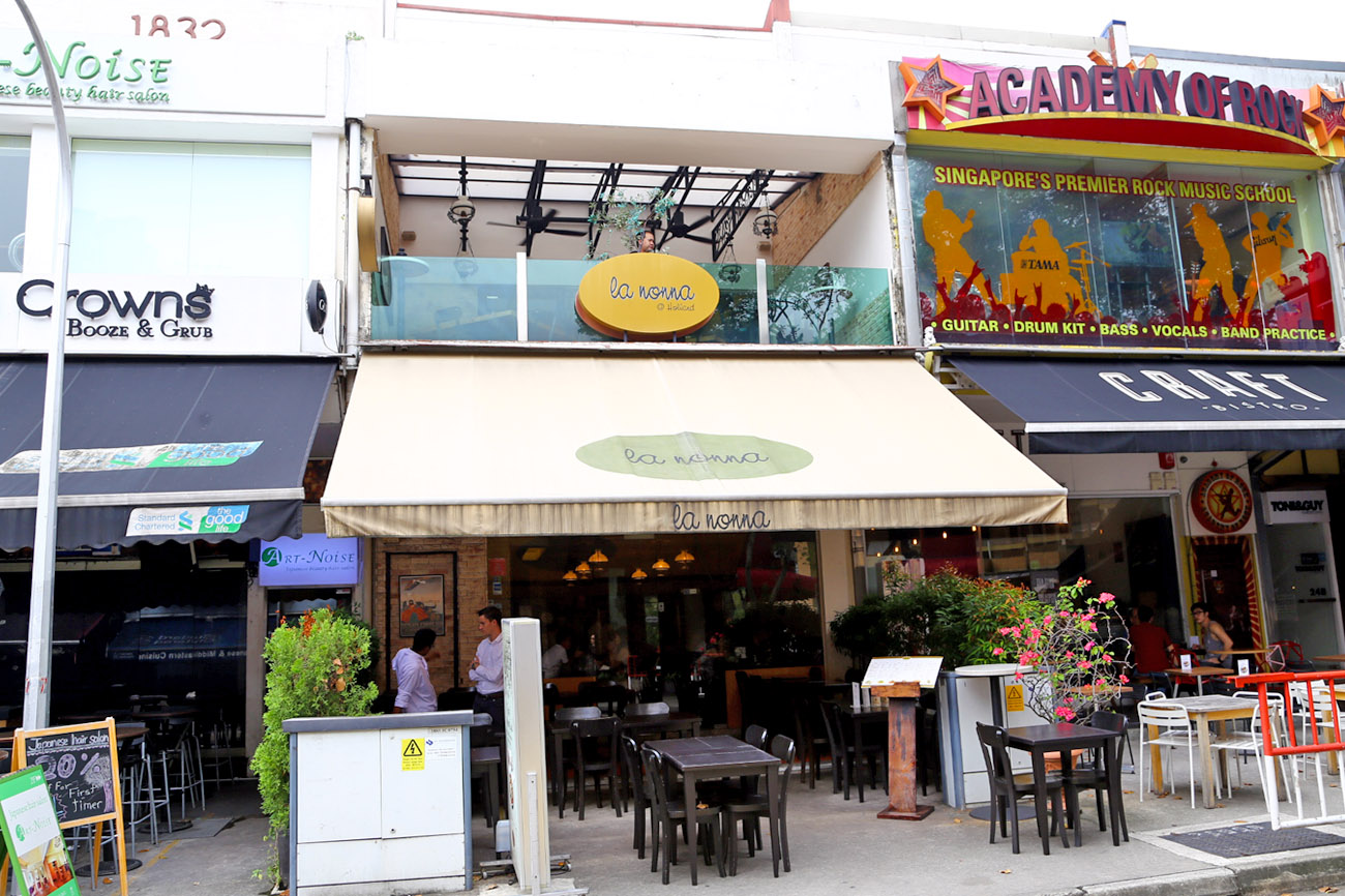La Nonna Singapore Menu