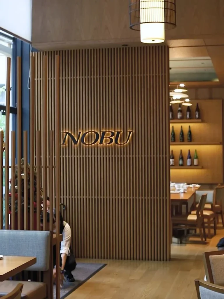 Nobu menu singapore